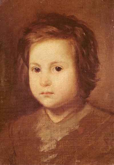 Overhode for et barn, 1650 av Diego Velázquez