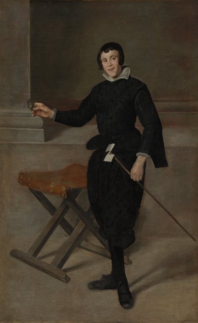 Portrett av Jester Calabazas, ca. 1631-32. av Diego Velázquez