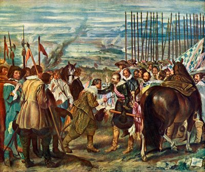 Overgivelse av Breda Spydene, 1634-1635. av Diego Velázquez