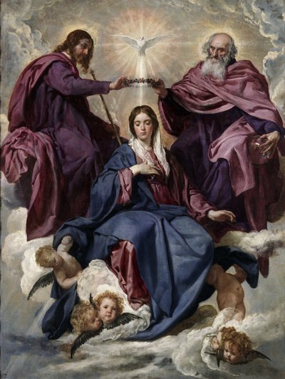 Jomfruens kroning, 1635-1636 av Diego Velázquez