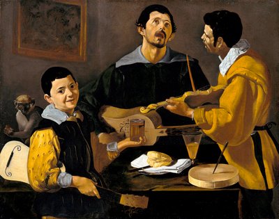 De tre musikerne, ca 1616 av Diego Velázquez