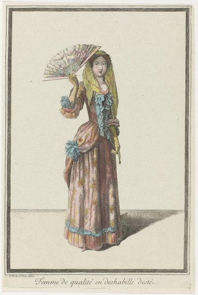 Kvinne av kvalitet i sommer negligee (tittel på objekt) av Dieu de Saint Jean