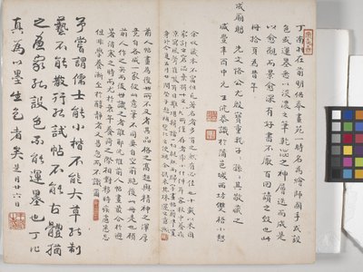 Album Of Landscape Paintings (blekk på papir) av Ding Yunpeng