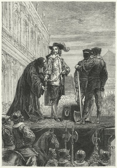 Henrettelse av kong Charles I, 1649 av Diogene Ulysse Napoleon Maillart
