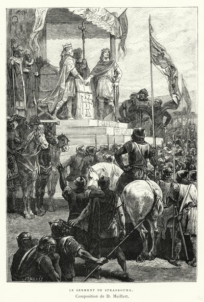 Strasbourg-eden (gravering) av Diogene Ulysse Napoleon Maillart