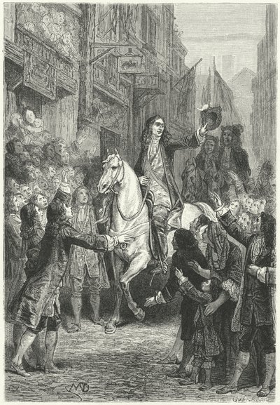 William III kommer inn i London av Diogene Ulysse Napoleon Maillart