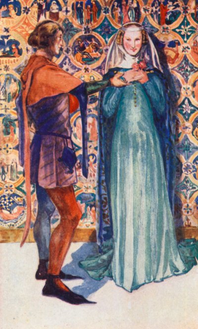 En mann og kvinne fra Edward IIs tid 1307-1327 av Dion Clayton Calthrop