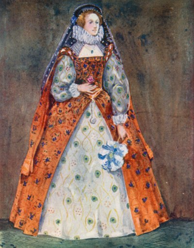En kvinne fra Elizabeths tid 1558-1603 av Dion Clayton Calthrop
