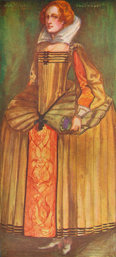 A Woman of the Time of Elizabeth, 1907 av Dion Clayton Calthrop