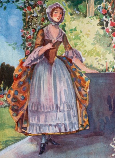 En kvinne fra George IIs tid 1727-1760 av Dion Clayton Calthrop