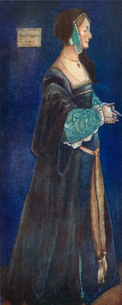 En kvinne fra Henry VIIIs tid 1509-1547 av Dion Clayton Calthrop