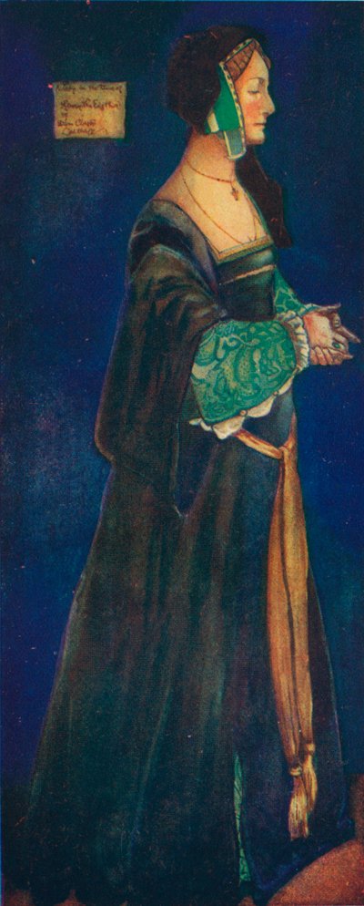 A Woman of the Time of Henry VIII, 1907. av Dion Clayton Calthrop