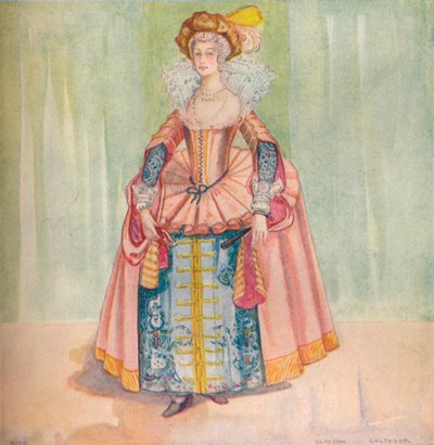 A Woman of the Time of James I, 1907 av Dion Clayton Calthrop