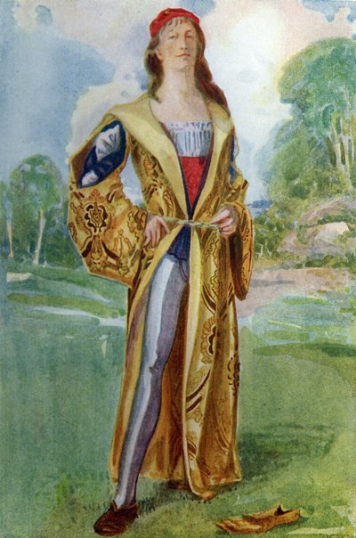 Mannens kostyme under Henry VIIs regjeringstid (1485-1509) av Dion Clayton Calthrop