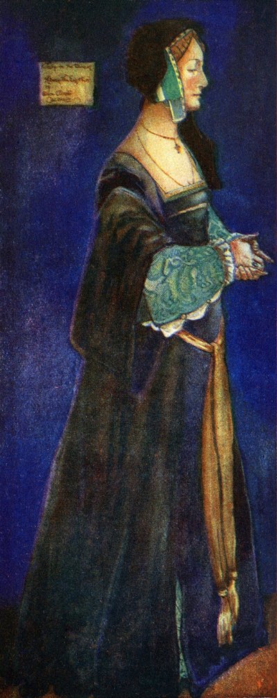 Kvinnekostyme under Henry VIII (1509-1547) av Dion Clayton Calthrop