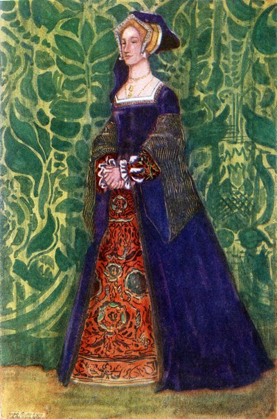 Damekostyme under Henry VIIIs regjeringstid (1509-1547) av Dion Clayton Calthrop
