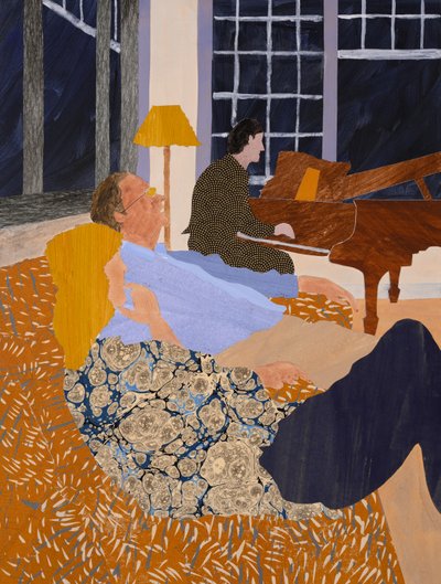 Chopin i tropene (kollasje) av Dione Verulam