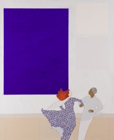 Klein inspirerer dans, 2020 (kollasje) av Dione Verulam