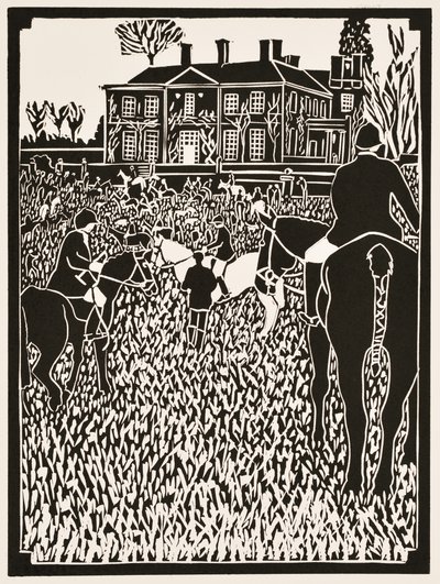 Måneder i året: Desember 2012 (linoleumssnitt) av Dione Verulam