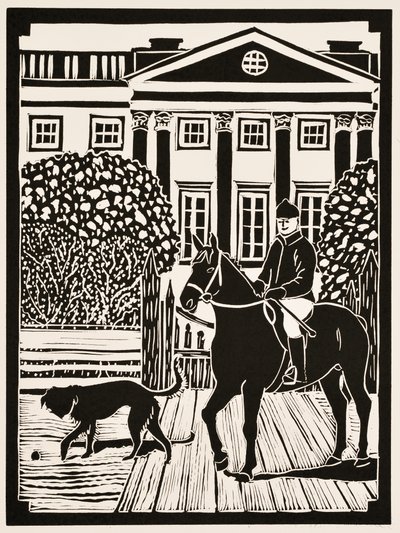 Måneder i året: november 2012 (linoleumssnitt) av Dione Verulam