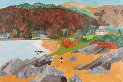 Saddell, Mull of Kintyre (kollasj) av Dione Verulam