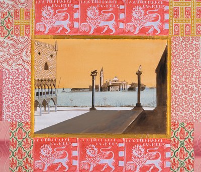 Venezia, Markuskirken (akvarell og blekk) av Dione Verulam