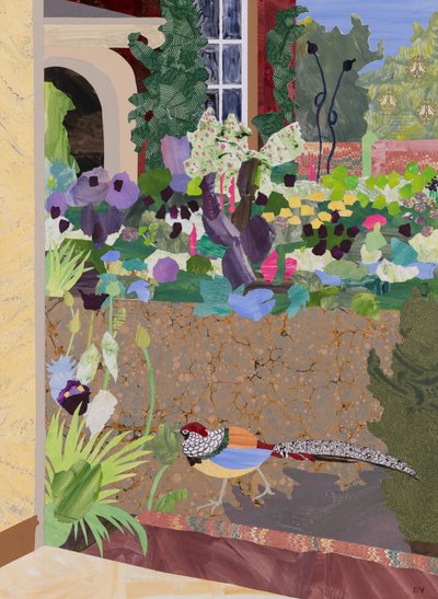 Utsikt fra studio (kollasje) av Dione Verulam