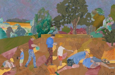 Gul ranglehøst (kollasje) av Dione Verulam