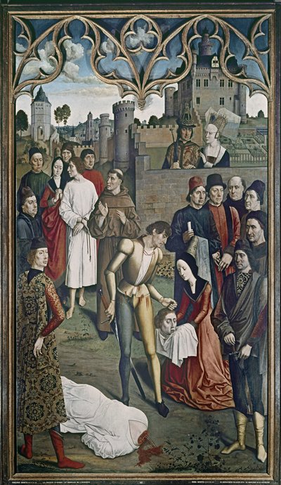 The Justice of the Emperor Otto: The Execution of the Innocent Man, 1473-75 (se også 3672) av Dirck Bouts
