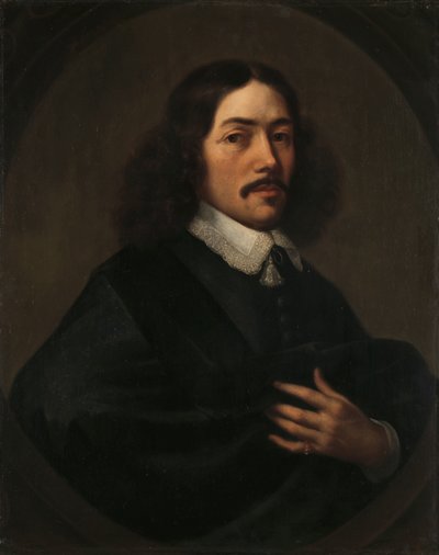 Portrett av en mann, antatt å være Bartholomeus Vermuyden (1616/17-1650) av Dirck Craey
