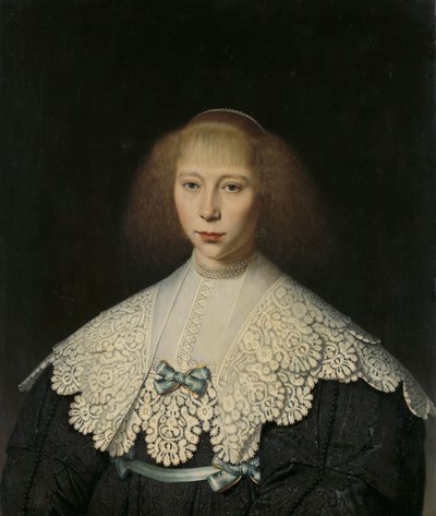 Agatha Geelvinck (1617-38). Første kone til Frederik Dircksz Alewijn av Dirck Dircksz. van Santvoort