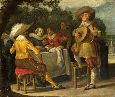 En utefest av Dirck Hals (attributed to)