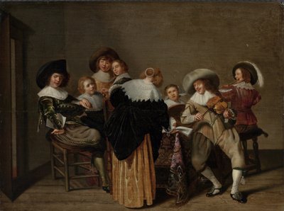 En musikalsk fest av Dirck Hals
