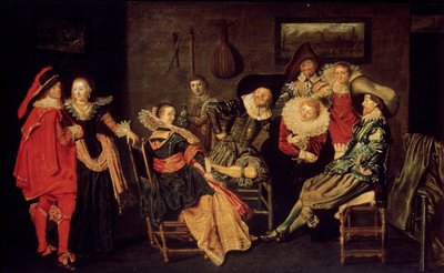 The Merry Company, 1600-tallet av Dirck Hals