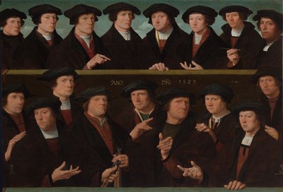 En gruppe gardister av Dirck Jakobsz