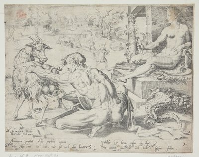 Asher av Dirck Volckertsz. Coornhert