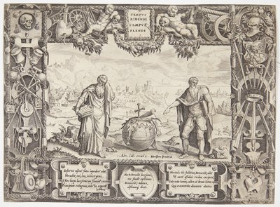 Heraclitus og Demokritus, eller formaning om utholdenhet og overbærenhet av Dirck Volckertsz. Coornhert