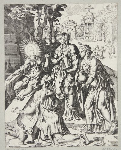 De tre hellige kvinnene ved graven av Dirck Volckertsz. Coornhert