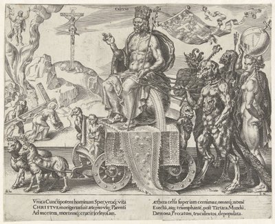 Kristi triumf Triumph of Patience (serietittel) Patientiae Trivmphvs (serietittel) av Dirck Volckertsz. Coornhert