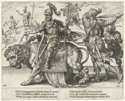 Davids triumf Triumph of Patience (serietittel) Patientiae Trivmphvs (serietittel) av Dirck Volckertsz. Coornhert