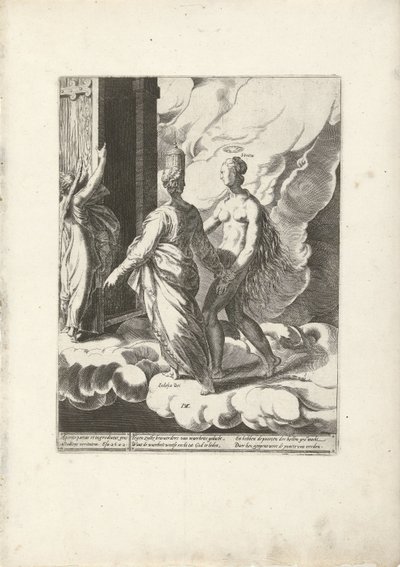 Himmelen er åpen for Guds sanne kirke Triumph of Truth (serietittel) av Dirck Volckertsz. Coornhert