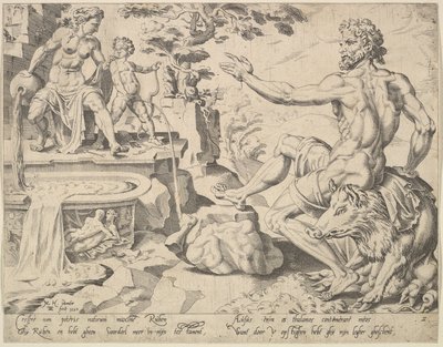 Ruben [1. Mosebok 49:3-4], fra serien The Twelve Patriarchs, 1550. av Dirck Volkertsen Coornhert