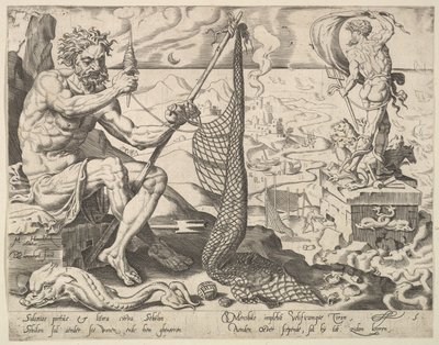 Zebulun, fra serien The Twelve Patriarchs, 1550. av Dirck Volkertsen Coornhert