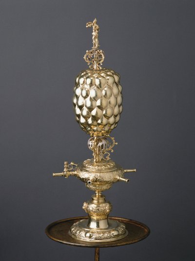 Pakkeforgylt trickdrikkebeger, ca.1630 av Dirich Utermarke