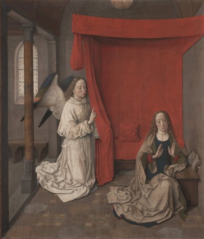Bebudelsen, ca 1455 av Dirk Bouts