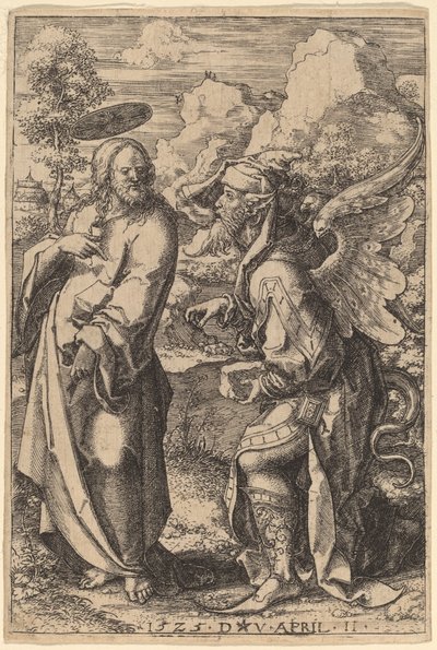 Kristi fristelse av Dirk Jacobsz Vellert