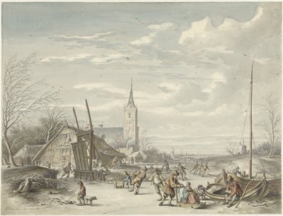 vinterlandskap av Dirk Jan van der Laan