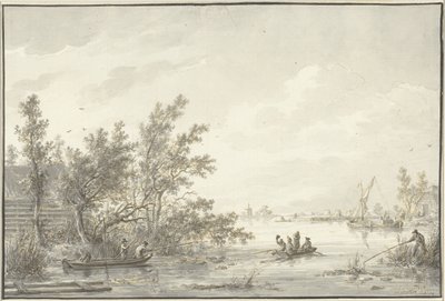 Elvelandskap av Dirk Langendijk
