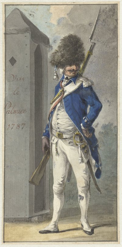 Uniform av Rotterdamsch Genootschap van Wapenhandel de Palmboom av Dirk Langendijk