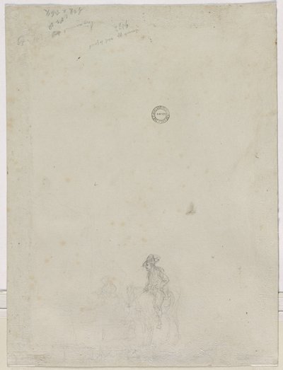 Skisse av bønder ved en fontene, 1784. av Dirk Langendyk